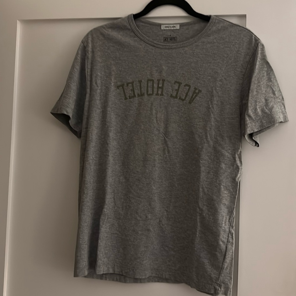 Small hiro clark x ace hotel grey tee